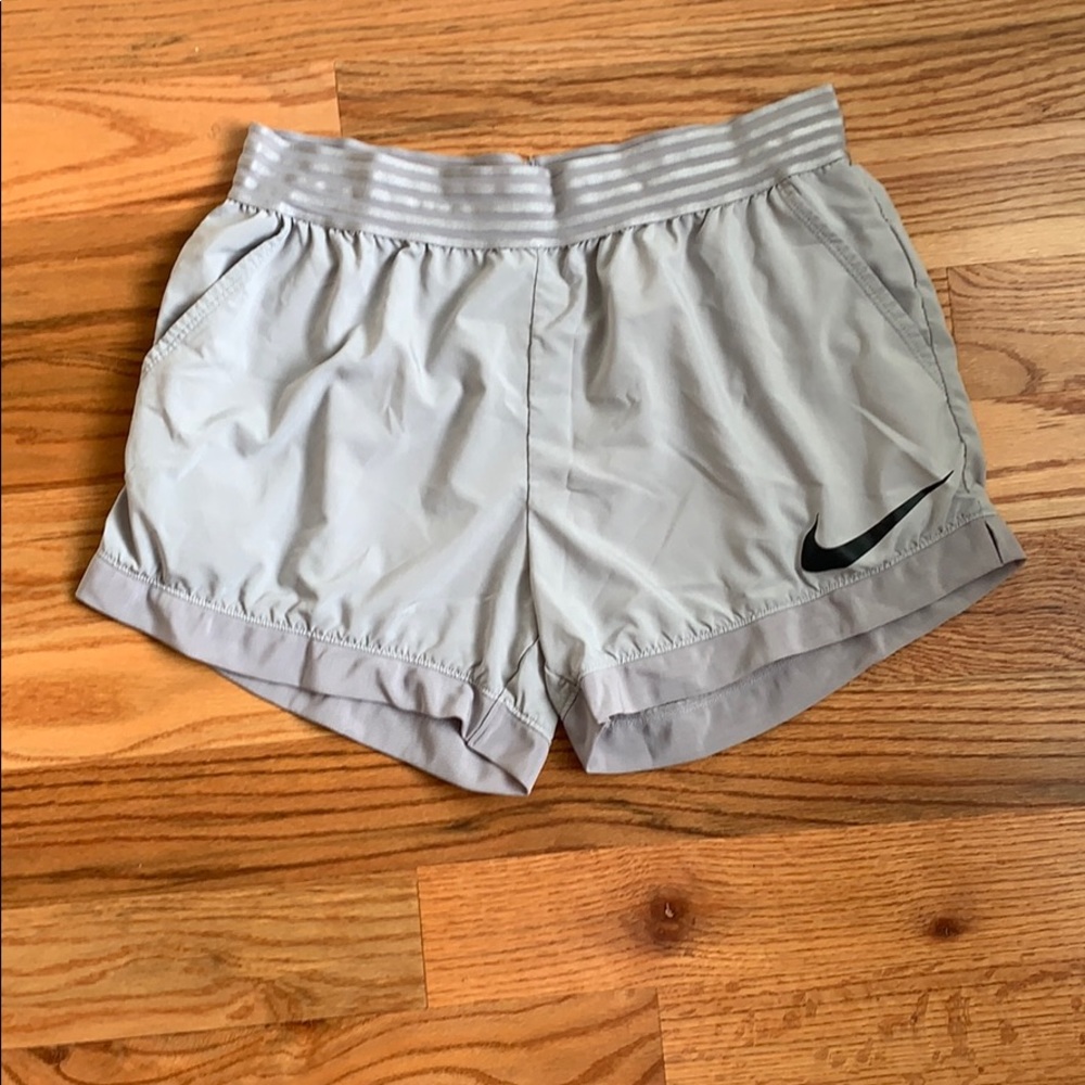 Grey Women’s Nike Paper Bag Athletic Shorts